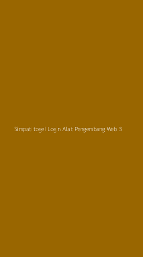 Tampilan Antarmuka Aplikasi Simpatitogel Login Alat Pengembang Web - 3