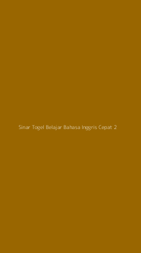Tampilan Antarmuka Aplikasi Sinar Togel Belajar Bahasa Inggris Cepat - 2