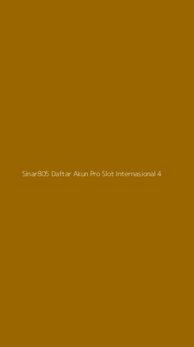 Tampilan Antarmuka Aplikasi Sinar805 Daftar Akun Pro Slot Internasional - 4