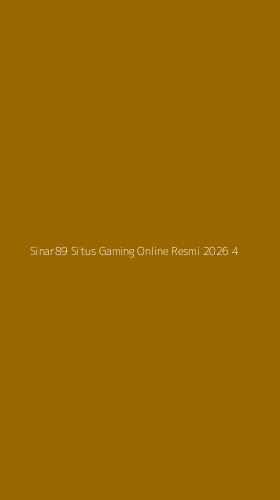 Tampilan Antarmuka Aplikasi Sinar89 Situs Gaming Online Resmi 2026 - 4