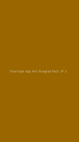 Tampilan Antarmuka Aplikasi Sinartogel App Anti Rungkad Pasti Jp - 3