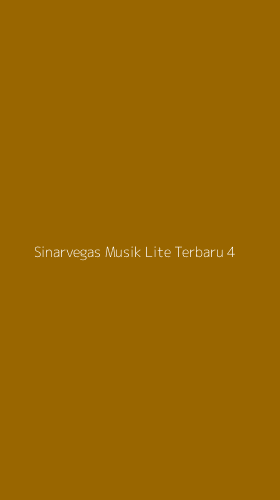 Tampilan Antarmuka Aplikasi Sinarvegas Musik Lite Terbaru - 4
