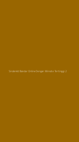 Tampilan Antarmuka Aplikasi Sinden4d Bandar Online Dengan Winrate Tertinggi - 2
