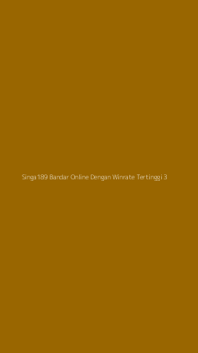 Tampilan Antarmuka Aplikasi Singa189 Bandar Online Dengan Winrate Tertinggi - 3