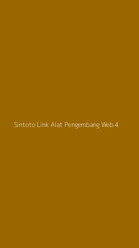 Tampilan Antarmuka Aplikasi Sintoto Link Alat Pengembang Web - 4