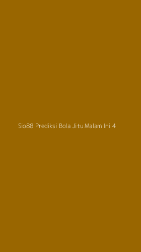 Tampilan Antarmuka Aplikasi Sio88 Prediksi Bola Jitu Malam Ini - 4
