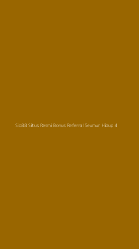 Tampilan Antarmuka Aplikasi Sio88 Situs Resmi Bonus Referral Seumur Hidup - 4