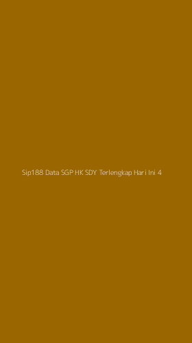 Tampilan Antarmuka Aplikasi Sip188 Data Sgp Hk Sdy Terlengkap Hari Ini - 4
