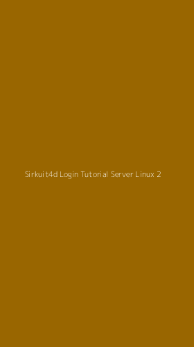 Tampilan Antarmuka Aplikasi Sirkuit4d Login Tutorial Server Linux - 2