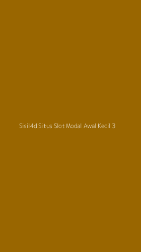 Tampilan Antarmuka Aplikasi Sisil4d Situs Slot Modal Awal Kecil - 3