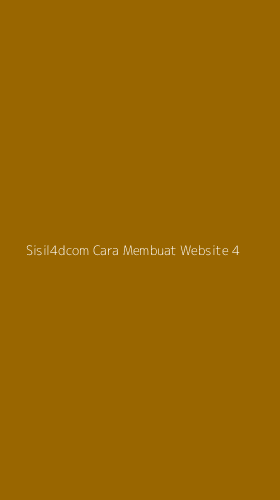 Tampilan Antarmuka Aplikasi Sisil4dcom Cara Membuat Website - 4