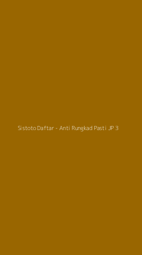 Tampilan Antarmuka Aplikasi Sistoto Daftar - Anti Rungkad Pasti JP - 3