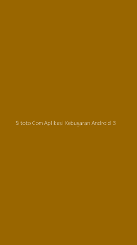 Tampilan Antarmuka Aplikasi Sitoto Com Aplikasi Kebugaran Android - 3