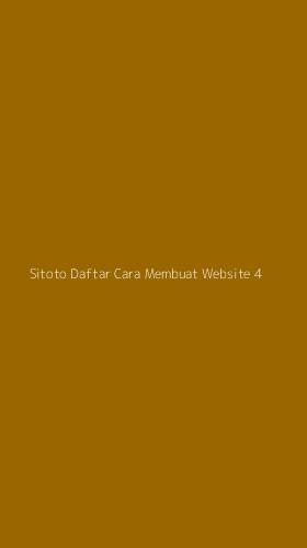 Tampilan Antarmuka Aplikasi Sitoto Daftar Cara Membuat Website - 4