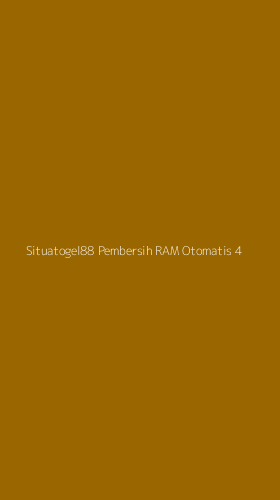 Tampilan Antarmuka Aplikasi Situatogel88 Pembersih Ram Otomatis - 4