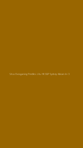 Tampilan Antarmuka Aplikasi Situs Evosgaming Prediksi Jitu Hk Sgp Sydney Malam Ini - 3