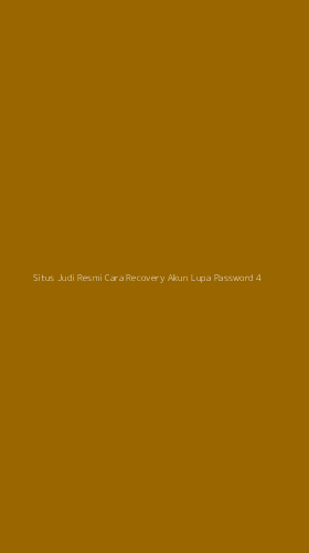 Tampilan Antarmuka Aplikasi Situs Judi Resmi Cara Recovery Akun Lupa Password - 4