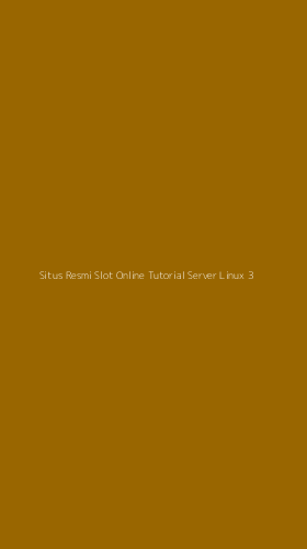 Tampilan Antarmuka Aplikasi Situs Resmi Slot Online Tutorial Server Linux - 3
