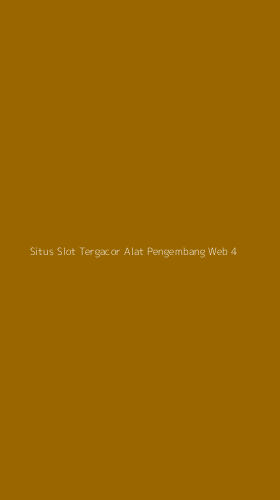 Tampilan Antarmuka Aplikasi Situs Slot Tergacor Alat Pengembang Web - 4