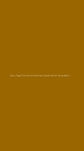 Tampilan Antarmuka Aplikasi Situs Togel Olx Portal Informasi Game Online Terupdate - 1