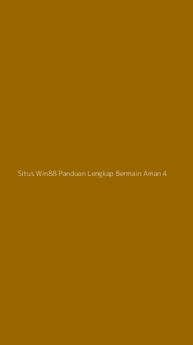 Tampilan Antarmuka Aplikasi Situs Win88 Panduan Lengkap Bermain Aman - 4