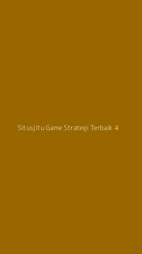 Tampilan Antarmuka Aplikasi Situsjitu Game Strategi Terbaik - 4