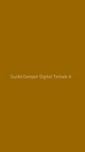 Tampilan Antarmuka Aplikasi Siul4d Dompet Digital Terbaik - 4