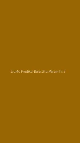 Tampilan Antarmuka Aplikasi Siul4d Prediksi Bola Jitu Malam Ini - 3