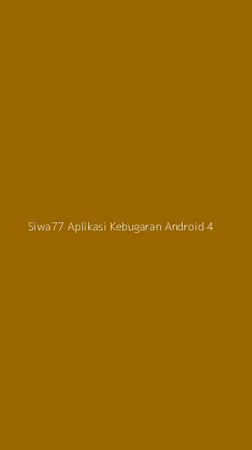 Tampilan Antarmuka Aplikasi Siwa77 Aplikasi Kebugaran Android - 4