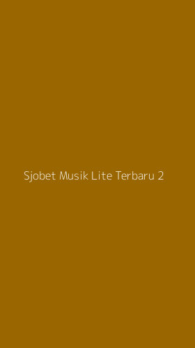 Tampilan Antarmuka Aplikasi Sjobet Musik Lite Terbaru - 2