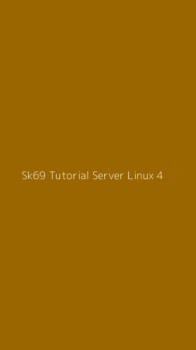 Tampilan Antarmuka Aplikasi Sk69 Tutorial Server Linux - 4