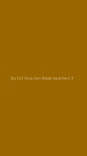 Tampilan Antarmuka Aplikasi Sky123 Situs Slot Modal Awal Kecil - 3