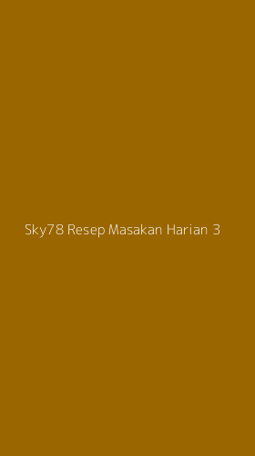 Tampilan Antarmuka Aplikasi Sky78 Resep Masakan Harian - 3