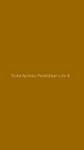 Tampilan Antarmuka Aplikasi Slc4d Aplikasi Pendidikan Lite - 4