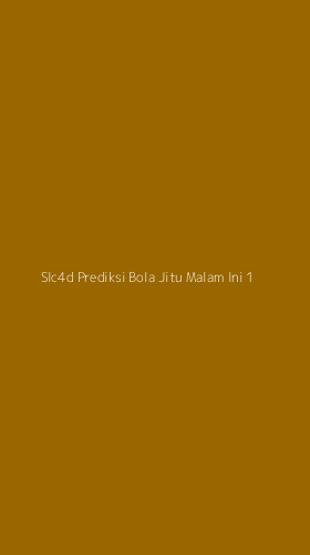 Tampilan Antarmuka Aplikasi Slc4d Prediksi Bola Jitu Malam Ini - 1