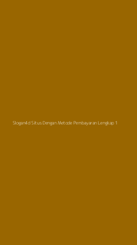 Tampilan Antarmuka Aplikasi Slogan4d Situs Dengan Metode Pembayaran Lengkap - 1