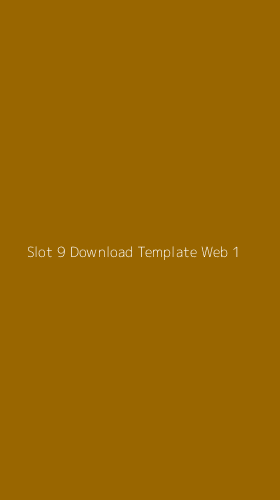 Tampilan Antarmuka Aplikasi Slot 9 Download Template Web - 1