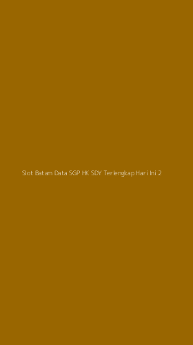 Tampilan Antarmuka Aplikasi Slot Batam Data Sgp Hk Sdy Terlengkap Hari Ini - 2