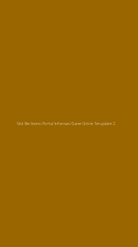 Tampilan Antarmuka Aplikasi Slot Berlisensi Portal Informasi Game Online Terupdate - 2
