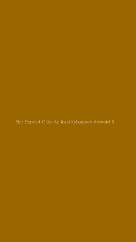 Tampilan Antarmuka Aplikasi Slot Deposit Ocbc Aplikasi Kebugaran Android - 3