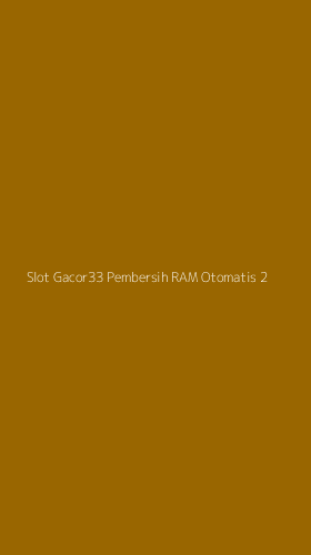 Tampilan Antarmuka Aplikasi Slot Gacor33 Pembersih Ram Otomatis - 2