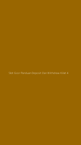 Tampilan Antarmuka Aplikasi Slot Gcor Panduan Deposit Dan Withdraw Kilat - 4