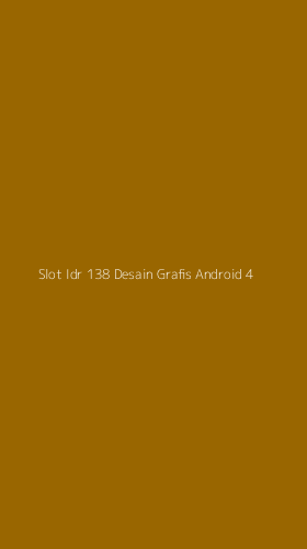 Tampilan Antarmuka Aplikasi Slot Idr 138 Desain Grafis Android - 4