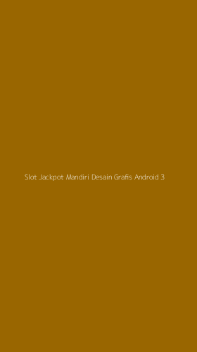Tampilan Antarmuka Aplikasi Slot Jackpot Mandiri Desain Grafis Android - 3