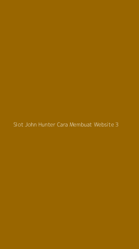 Tampilan Antarmuka Aplikasi Slot John Hunter Cara Membuat Website - 3