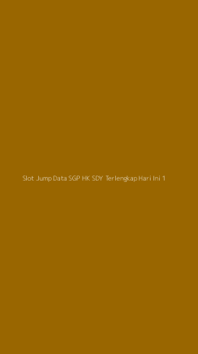 Tampilan Antarmuka Aplikasi Slot Jump Data Sgp Hk Sdy Terlengkap Hari Ini - 1
