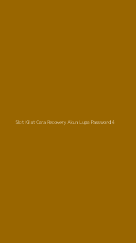 Tampilan Antarmuka Aplikasi Slot Kilat Cara Recovery Akun Lupa Password - 4