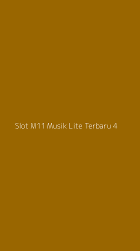 Tampilan Antarmuka Aplikasi Slot M11 Musik Lite Terbaru - 4