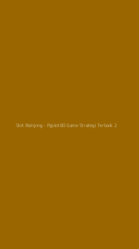 Tampilan Antarmuka Aplikasi Slot Mahjong - 2