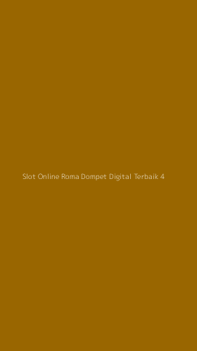 Tampilan Antarmuka Aplikasi Slot Online Roma Dompet Digital Terbaik - 4